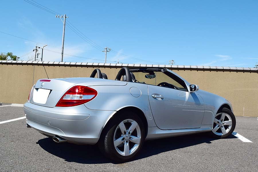  real running little 47000km Mercedes Benz SLK280 open sport va rio roof excellent! "Yanase" record great number have certainly present car verification how??