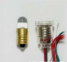 超高輝度電球型LED(白色・8mm・1.5V用)(中古品)　(shin_画像1