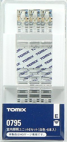 TOMIX Nゲージ 室内照明ユニット E 白色 6個入 セット 0795 鉄道模型用品(中古品)　(shin_画像1