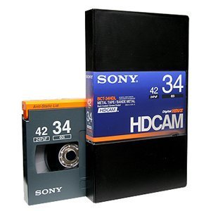 SONY BCT-34HDL HDCAMテープ ラージカセット 34分 10本セット(中古品)　(shin