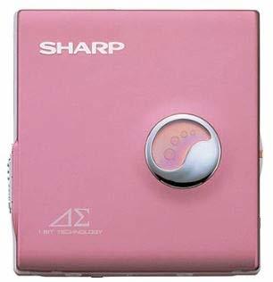 【中古品】SHARP　シャープ　MD-DS30-P　ピンク　1ビットデジタルアンプ搭載　ポータ　(shin