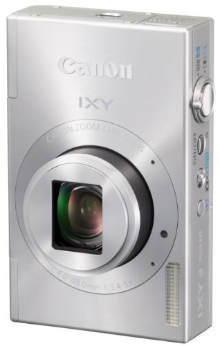 【中古 良品】 Canon デジタルカメラ IXY 3 約1010万画素 光学12倍ズーム シルバー IXY3(SL)　(shin