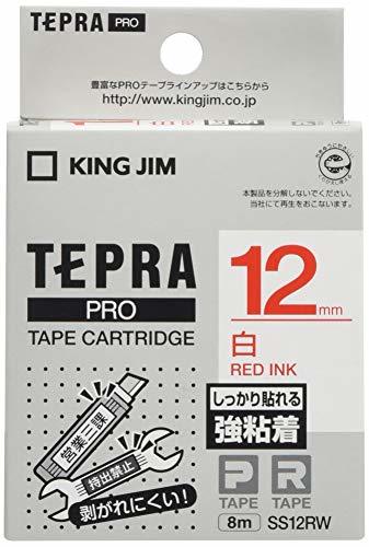  King Jim лента картридж Tepra PRO чуть более склеивание 12mm белый SS12RW( б/у товар ) (shin