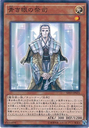 遊戯王OCG 青き眼の祭司 ノーマル SHVI-JP021 遊戯王アーク・ファイブ [シャイニング・ビクトリーズ](中古品)　(shin_画像1