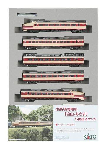 KATO Nゲージ 489系 白山・あさま 基本 5両セット 10-239 鉄道模型 電車(中古品)　(shin_画像1