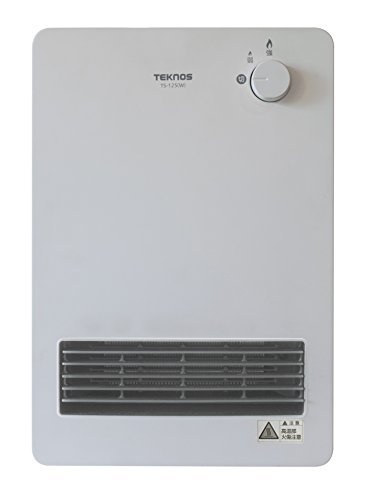 TEKNOS セラミックファンヒーター1200w TS-125(W)(中古 未使用品)　(shin_画像1