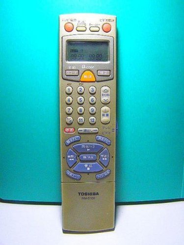 東芝 ビデオリモコン RM-S100(中古品)　(shin_画像1