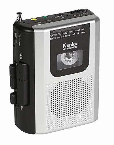 Kenko ラジオカセットレコーダー KR-008AWFRC ワイドFM対応 単3形乾電池駆動 外付けマイク付属(中古品)　(shin_画像1