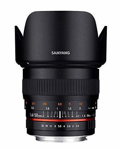 SAMYANG 単焦点標準レンズ 50mm F1.4 キヤノン EF用 フルサイズ対応(中古品)　(shin