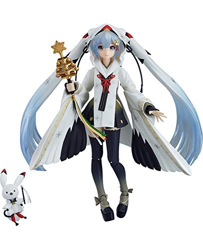 figma 雪ミク タンチョウ巫女ver. (SNOW MIKU 2018、ワンダーフェスティバル2018[冬]等限定)(中古品)　(shin_画像1