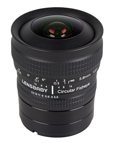 Lensbaby 魚眼レンズ サーキュラーフィッシュアイ 5.8mm F3.5 マイクロフォーサーズマウント マイクロフォーサーズ対 (中古品)　(shin_画像1