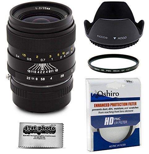 (中古品)Oshiro 35?mm f / 2?LD UNC ALワイド角度フルフレームプライムレンズフード　(shin