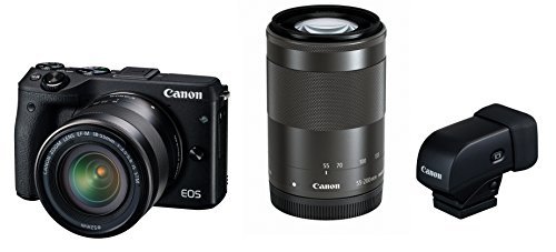 激安特価 M3 EOS ミラーレス一眼カメラ Canon ダブルズームEVFキット