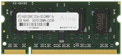 アドテック DDR2 800/PC2-6400 SO-DIMM 1GB ADS6400N-1G(中古品)　(shin