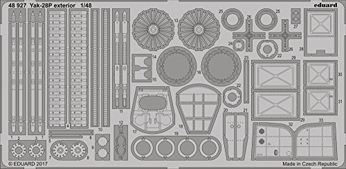 エデュアルド 1/48 Yak-28P 外装エッチングパーツ ボブキャット・モデル用 (未使用・未開封品)　(shin_画像1