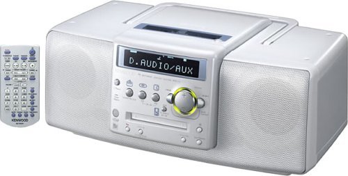 【中古品】 ケンウッド CD・MD・ラジオパーソナルステレオシステム (ホワイト) MDX-L1-W　(shin