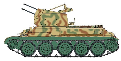 プラッツ 1/35 第二次世界大戦 ドイツ軍 対空戦車 T-34r プラモデル DR6599(中古 未使用品)　(shin_画像1