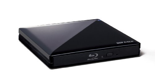 超高品質で人気の BUFFALO USB2.0用 3D視聴対応 ポータブルブルーレイドライブ BP3D-PI6U2-BK(中古品)　(shin その他