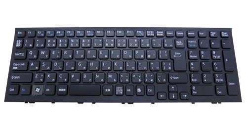 SONY: VPC-EE等用ノートパソコンキーボード V116646A (黒)(中古品)　(shin