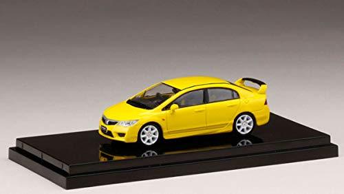 Hobby JAPAN 1/64 ホンダ CIVIC TYPE R (FD2) サンライトイエロー (カスタムカラーバージョン) 完成品(中古品)　(shin_画像1