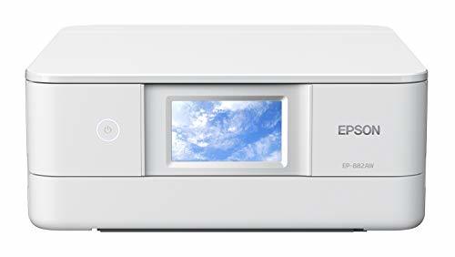 エプソン プリンター インクジェット複合機 カラリオ EP-882AW ホワイト(白) 2019年新モデル(中古品)　(shin