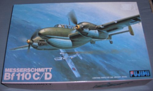 フジミ模型 Qシリーズ Q2 1/48メッサーシュミット Bf110C/D(中古品)　(shin_画像1
