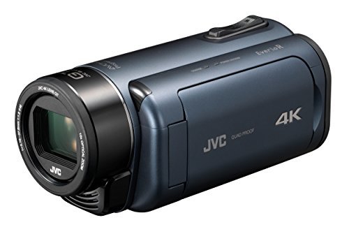 JVCKENWOOD JVC ビデオカメラ Everio R 4K撮影 防水 防塵 ディープオーシャンブルー GZ-RY980-A(中古品)　(shin_画像1