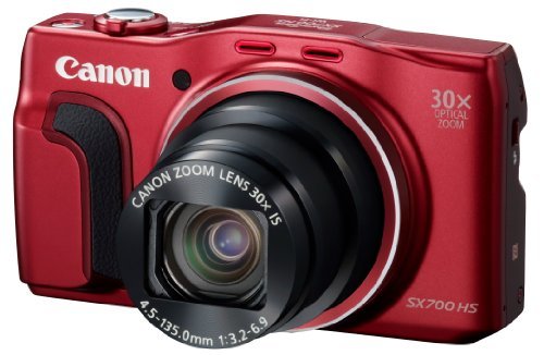 【中古 良品】 Canon デジタルカメラ Power Shot SX700 HS レッド 光学30倍ズーム PSSX700HS(R　(shin_画像1