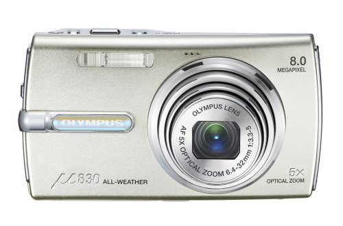 【中古 良品】 OLYMPUS デジタルカメラ μ830 (ミュー) シャンパンシルバー μ830SLV (shinの画像1