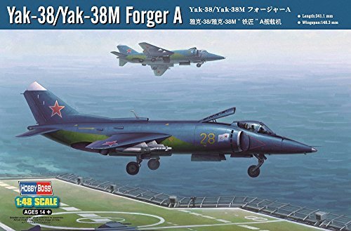 ホビーボス 1/48 エアークラフトシリーズ Yak-38/Yak-38M フォージャーA プラモデル(中古品)　(shin_画像1