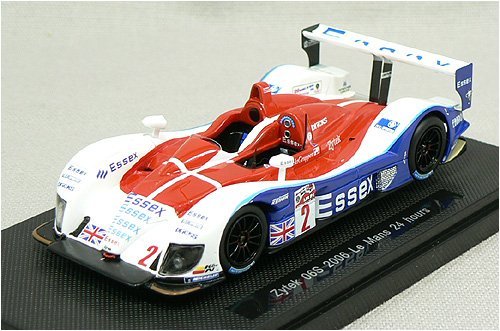 エブロ 1/43 ザイテック06S ルマン 2006ホワイト/レッド (レジンモデル) 完成品(中古品)　(shin_画像1