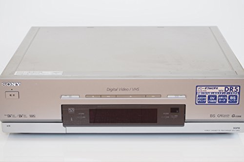 (中古品)SONY DV+VHSビデオデッキ　ソニー　WV-DR5　前面入力のフタがありません　　(shin