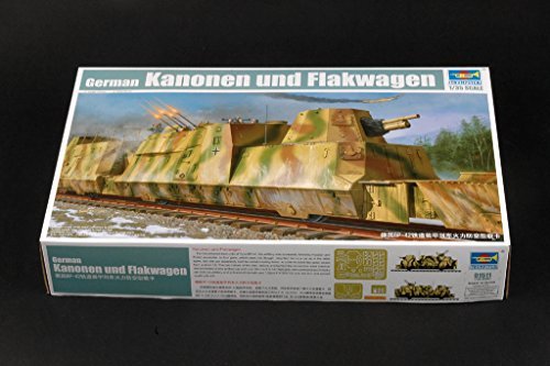 トランペッター ドイツ装甲列車編成BP-42/対空砲車 1/35 01511 プラモデル( 未使用品)　(shin