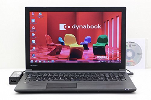 【中古】 東芝 dynabook Satellite B35/R Celeron 3205U 1.5GHz/4GB/500GB/Multi/15.6W/FWXGA/Win7 リカバリDVD付属(8(中古品)　(shin_画像1