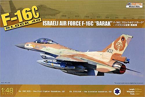 キネティック 1/48 イスラエル空軍 F-16Cブロック40IDFバラーク プラモデル KNE48012(中古品)　(shin_画像1