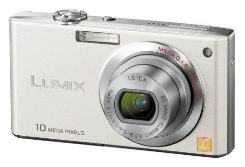 【中古品】 Panasonic デジタルカメラ LUMIX (ルミックス) FX35 シェルホワイト DMC-FX35-W　(shin