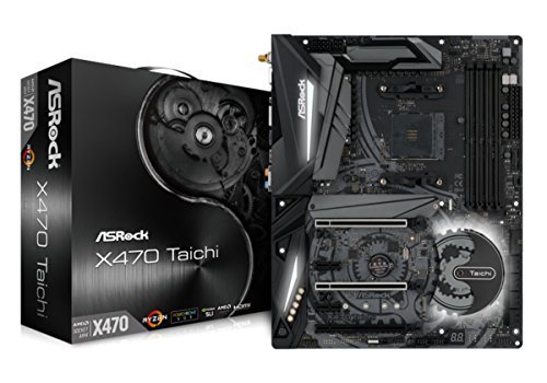 ASRock AMD X470チップセット搭載 ATXマザーボード X470 TAICHI(中古品)　(shin_画像1