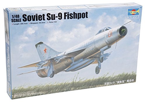 トランペッター 1/48 ソビエト空軍 Su-9 フィッシュポット プラモデル(未使用・未開封品)　(shin