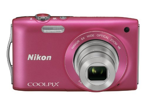 【中古 良品】 Nikon デジタルカメラ COOLPIX (クールピクス) S3300 ストロベリーピンク S3300　(shin