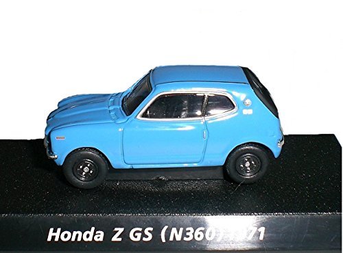  Konami 1/64 out of print famous car collection Vol,5 Honda Z GS model N360 1971 blue ( secondhand goods ) (shin