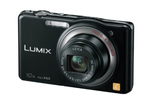 【中古 良品】 Panasonic デジタルカメラ ルミックスSZ7 光学10倍 ブラック DMC-SZ7-K　(shin