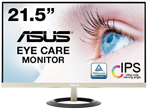 ASUS フレームレス モニター 21.5インチ IPS 薄さ7mmのウルトラスリム ブルーライト軽減 フリッカーフリー HDMI,D-sub(中古品)　(shin