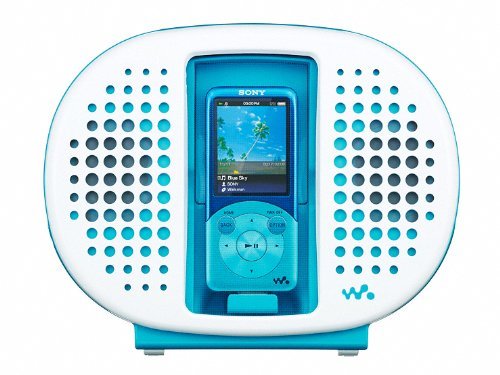 【中古品】 SONY ウォークマン用ドックスピーカー 防水仕様 ブルー RDP-NWR100/L　(shin