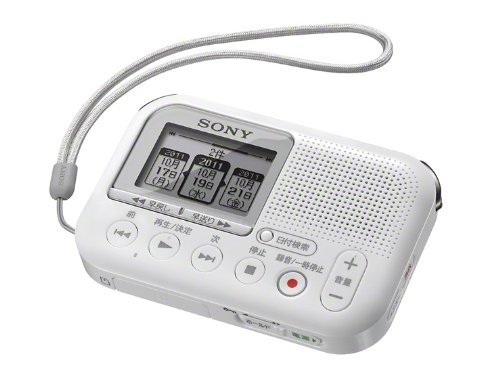 【中古品】SONY メモリーカードレコーダー LX30 ホワイト ICD-LX30/W　(shin