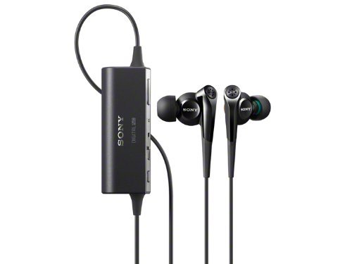 【中古 良品】 SONY カナル型ノイズキャンセリングイヤホン ブラック MDR-NC100D/B　(shin_画像1