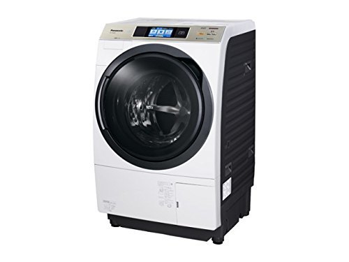(中古品)Panasonic ドラム式洗濯乾燥機 左開き 10kg クリスタルホワイト NA-VX9500L　(shin