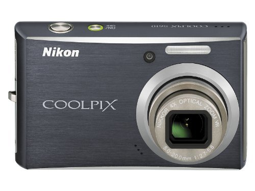 【中古 良品】 Nikon デジタルカメラ COOLPIX (クールピクス) S610 オーシャンブラック COOLPI　(shin_画像1