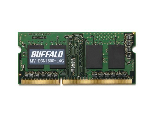 BUFFALO PC3L-12800対応 DDR3 SDRAM S.O.DIMM 4GB MV-D3N1600-L4G　(shin_画像1