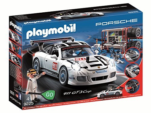 Playmobil 9225 Porsche 911 GT3 Cup Racing Command Station(中古品)　(shin