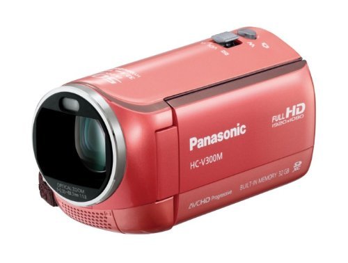 (中古品)パナソニック デジタルハイビジョンビデオカメラ V300 内蔵メモリー32GB コ　(shin